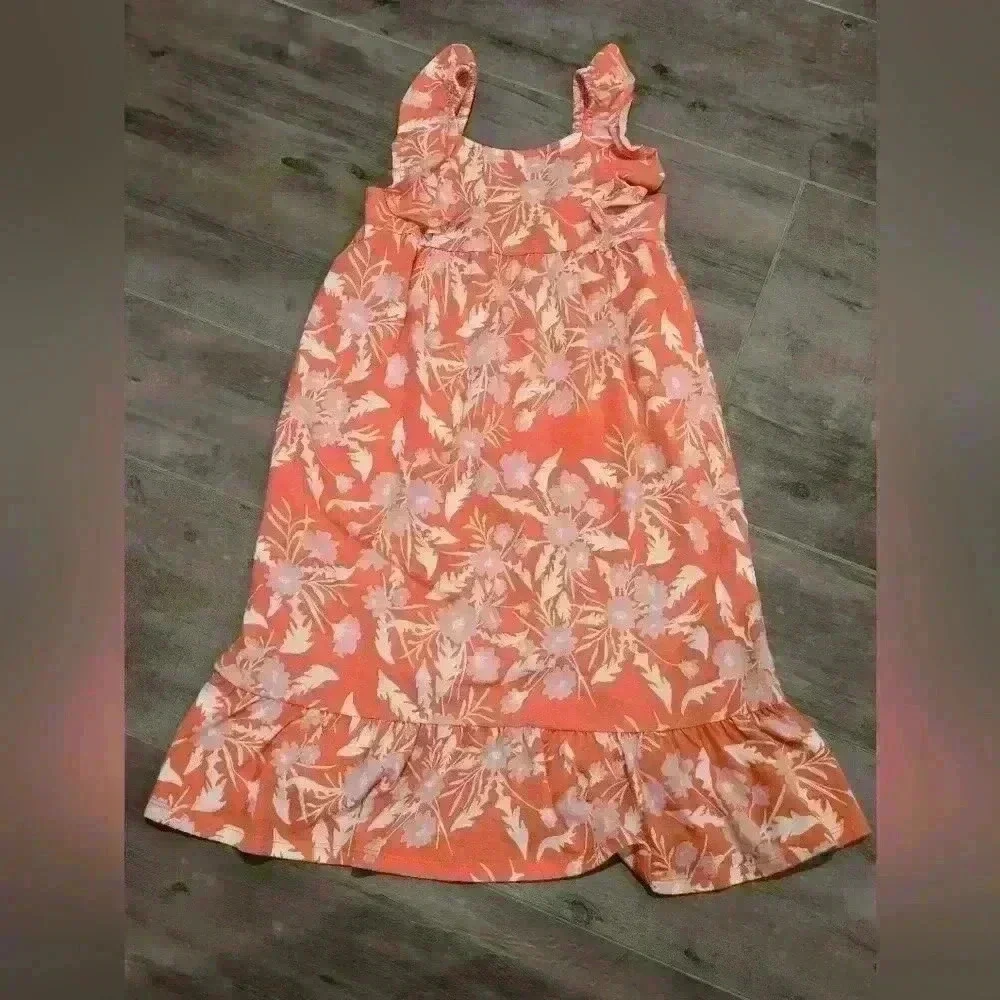 Cat & Jack Floral Hawaiian Print Maxi Dress
